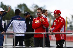 Sebastian Vettel, Ferrari, and Kimi Raikkonen, Ferrari