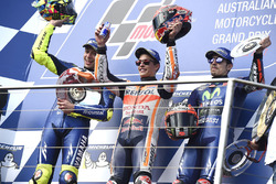Podium: 1. Marc Marquez, Repsol Honda Team; 2. Valentino Rossi, Yamaha Factory Racing; 3. Maverick V