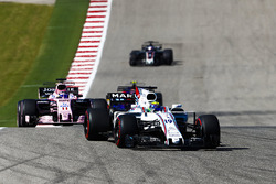 Felipe Massa, Williams FW40, Sergio Perez, Sahara Force India F1 VJM10