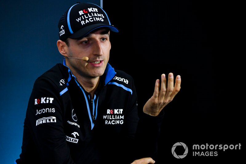 Robert Kubica, Williams Racing, en conférence de presse