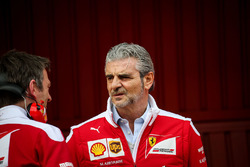 James Allison, Ferrari Chassis Technical Director met Maurizio Arrivabene, Ferrari Team Principal