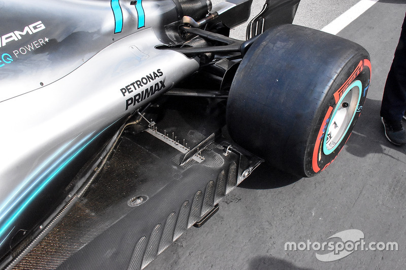 Mercedes AMG F1 W09 sensoren