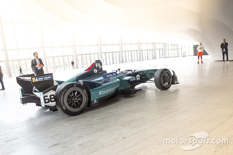 NIO Formula E Team expuesto en Roma