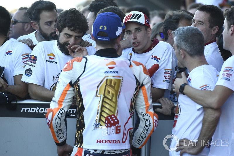 Чемпіон світу MotoGP 2017 року Марк Маркес, Repsol Honda Team, Алекс Маркес, Marc VDS