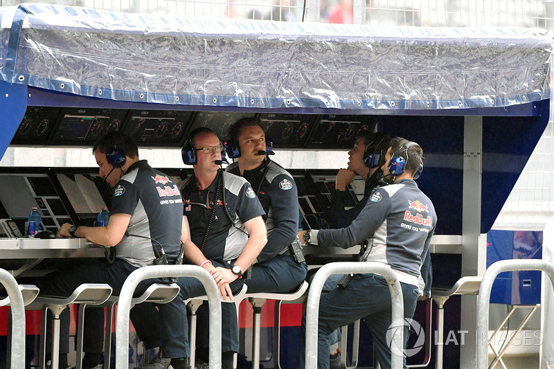 Scuderia Toro Rosso pórtico de pared de boxes