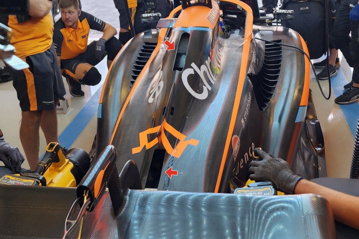 McLaren MCL36 motor kapağı