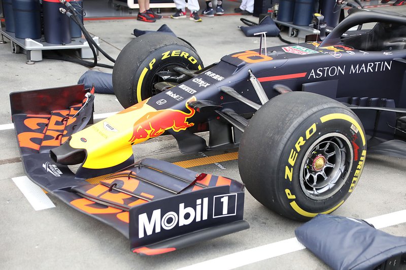 L'aileron avant de la Red Bull Racing RB15