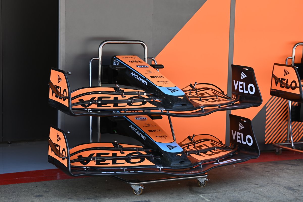 Le ali anteriori della McLaren MCL36
