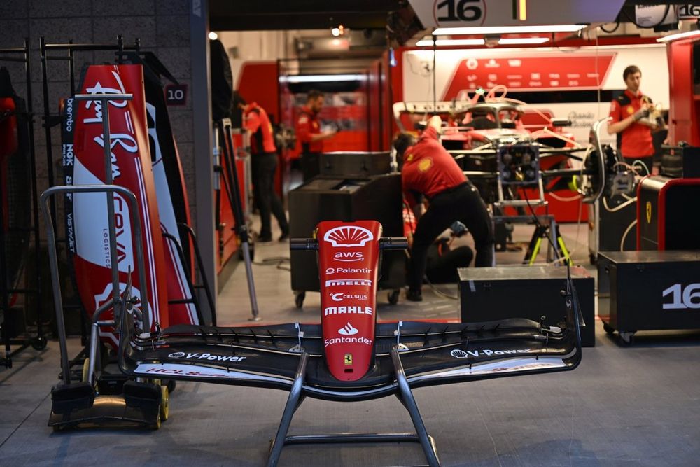 Detalle técnico del Ferrari SF-23