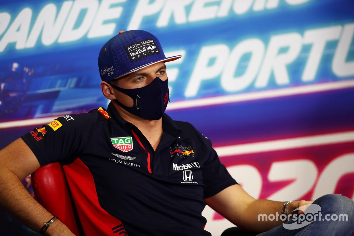 Max Verstappen, Red Bull Racing in the press conference