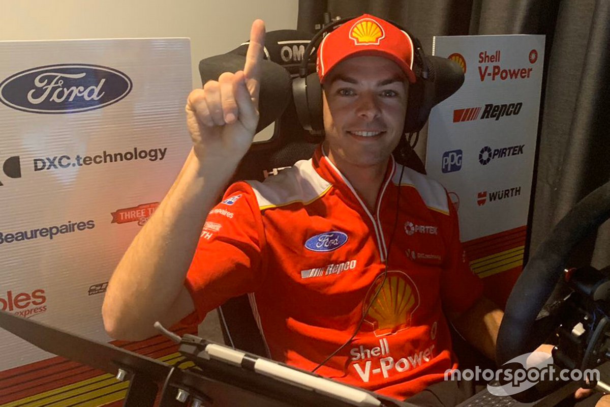 Race 1 winner Scott McLaughlin