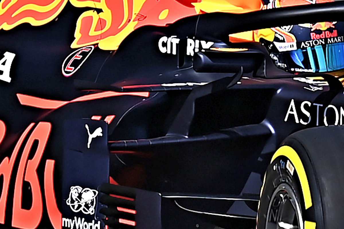 Детали понтона Red Bull Racing RB16