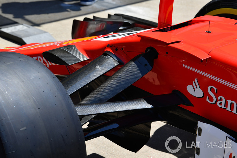 Ferrari SF70H ön süspansiyon detay