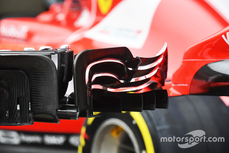 Ferrari SF70H ön kanat detay