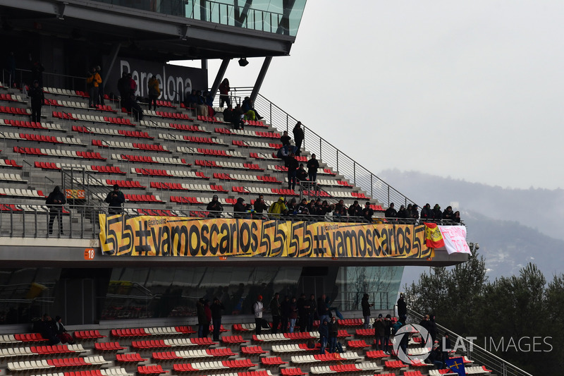 Tifosi in tribuna