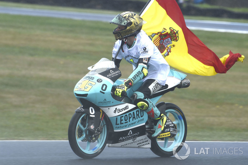 Ganador de la carrera Joan Mir, Leopard Racing