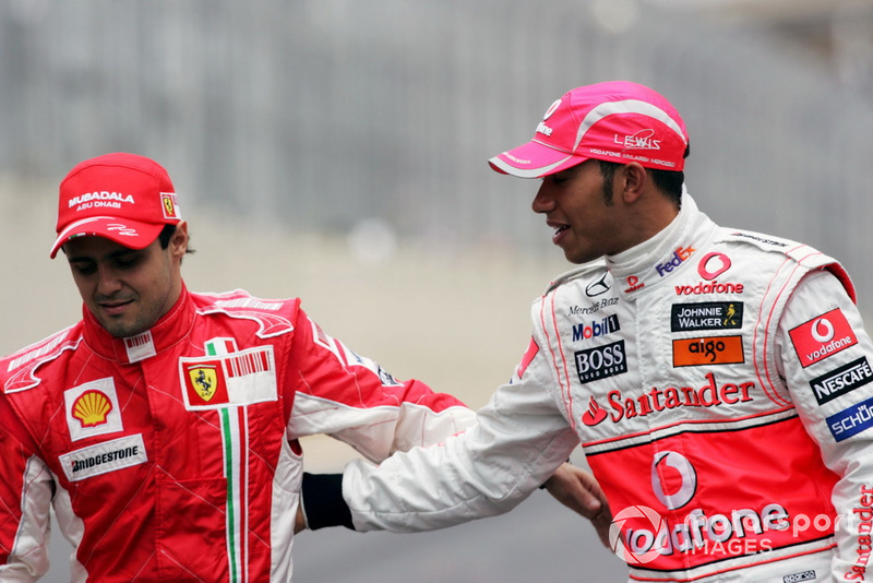 Фелипе Масса, Ferrari и Льюис Хэмилтон, McLaren