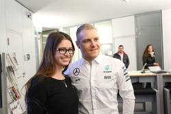 Valtteri Bottas, Mercedes AMG F1 with Mercedes-Benz employee