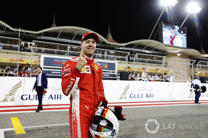 Peraih pole Sebastian Vettel, Ferrari SF71H
