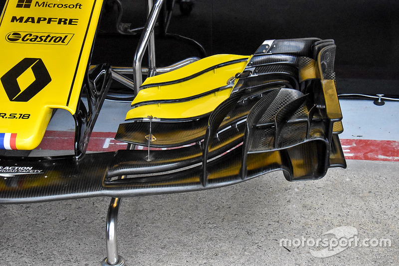 Renault Sport F1 Team RS 18 front wing detail