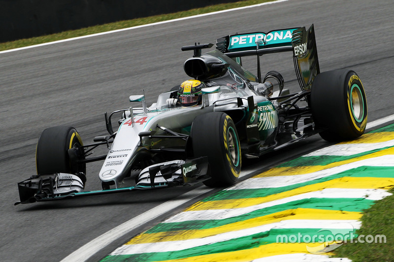 Brasilien, Sao Paulo: Lewis Hamilton (Mercedes)