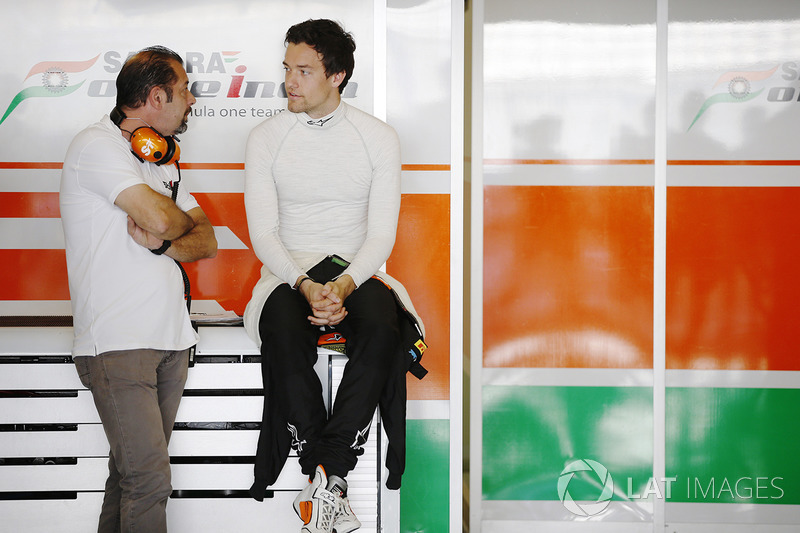 Тесты с Force India