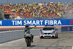 Second place Valentino Rossi, Yamaha Factory Racing