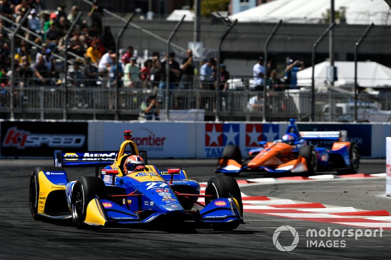 Alexander Rossi scoring his second consecutive GP of Long Beach victory in 2019, the last time IndyCar visited the venue.