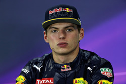 Max Verstappen, Red Bull Racing in de persconferentie