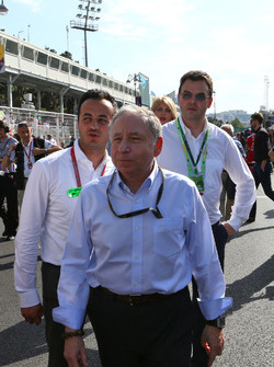 Jean Todt, FIA-Präsident, in der Startaufstellung