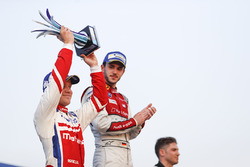 Podium: race winner Daniel Abt, Audi Sport ABT Schaeffler, second place Felix Rosenqvist, Mahindra R
