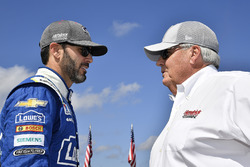 Jimmie Johnson, Hendrick Motorsports Chevrolet, mit Rick Hendrick