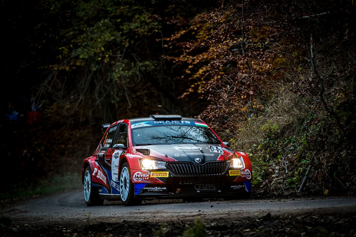 Andreas Mikkelsen, Ola Fløene, Skoda Fabia Rally2 evo