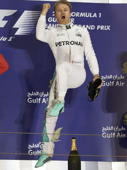 Podium: Sieger Nico Rosberg, Mercedes AMG F1 Team