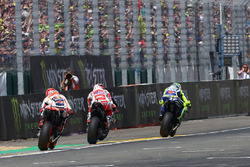 Valentino Rossi, Yamaha Factory Racing, Andrea Dovizioso, Ducati Team, Marc Marquez, Repsol Honda Te