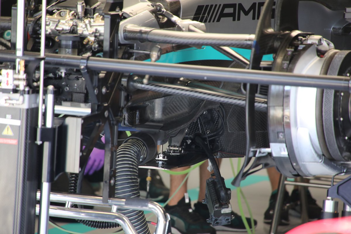 Detalle del Mercedes W13