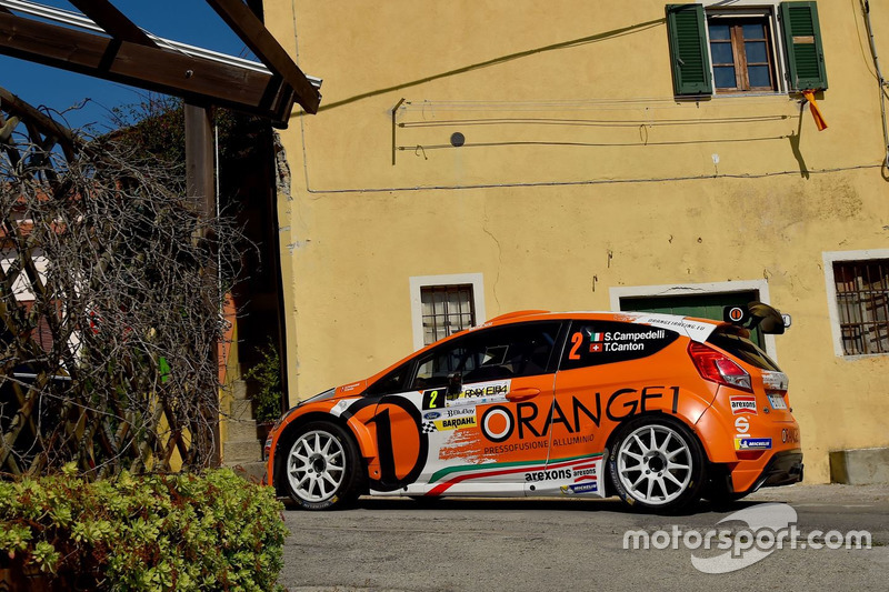 Simone Campedelli, Tania Canton, Ford Fiesta R5, Orange1 Racing