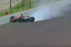 Crash: Robert Wickens, Schmidt Peterson Motorsports Honda (Screenshot)