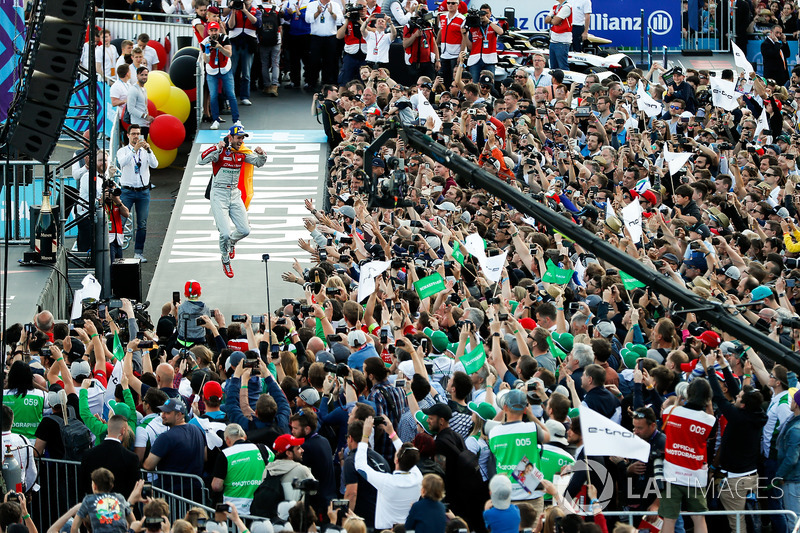 Daniel Abt, Audi Sport ABT Schaeffler, wins the Berlin ePrix