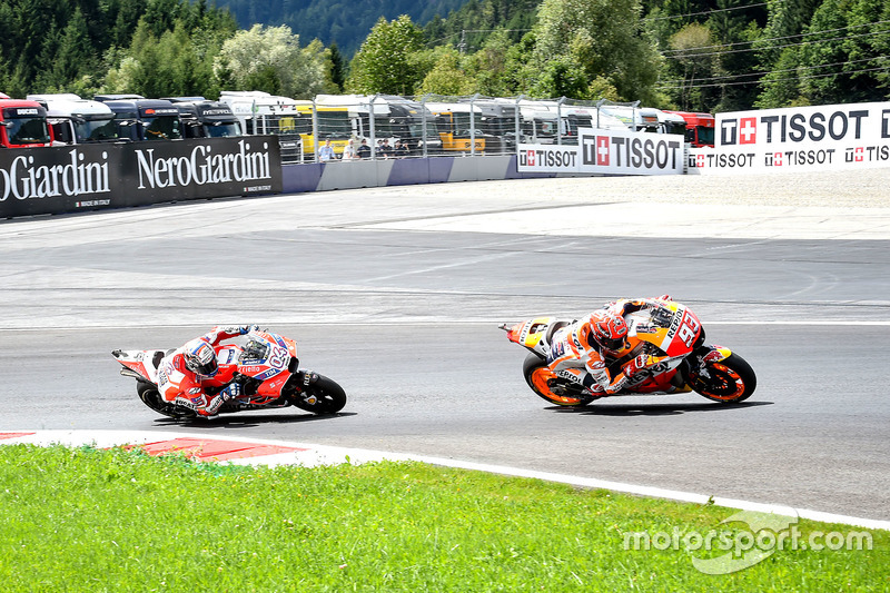 Marc Marquez, Repsol Honda Team, Andrea Dovizioso, Ducati Team