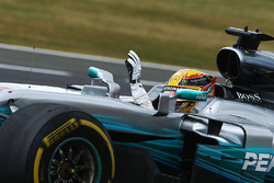 Race winner Lewis Hamilton, Mercedes AMG F1