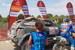 #302 X-Raid Team Mini: Nani Roma, Alex Haro finisce la tappa con dei danni