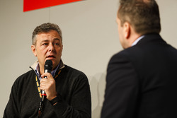 Henry Hope-Frost talks to Mario Isola of Pirelli on the Autosport Stage