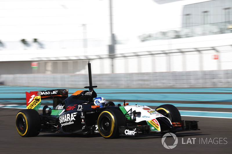 Тесты с Force India