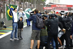 Felipe Massa, Williams, mit Sohn Felipinho Massa