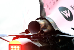 Sahara Force India VJM10, Auspuff, Detail