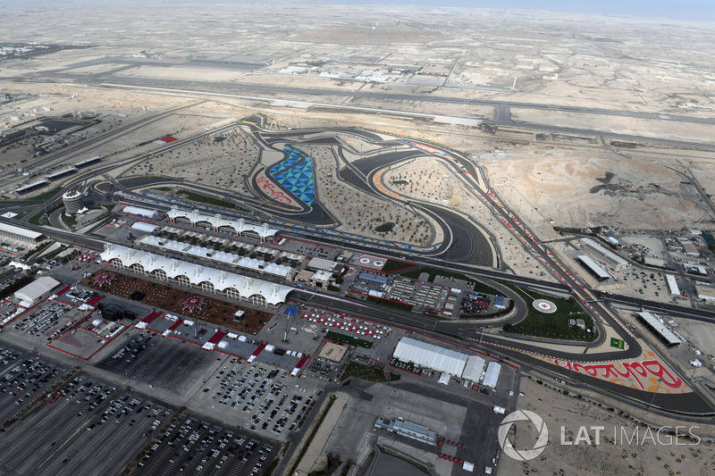 Aerial view of Bahrain International Circuit