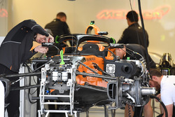 McLaren MCL33 in the garage