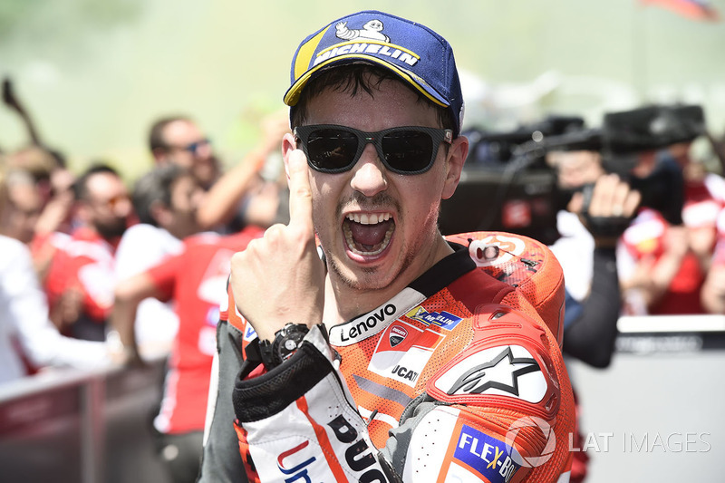 Переможець гонки Хорхе Лоренсо, Ducati Team
