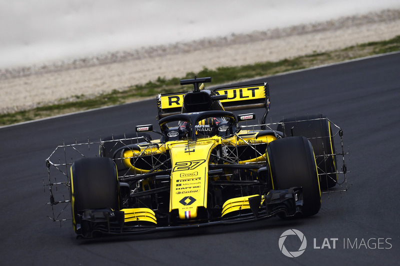 Nico Hulkenberg, Renault Sport F1 Team RS18, aero sensörü